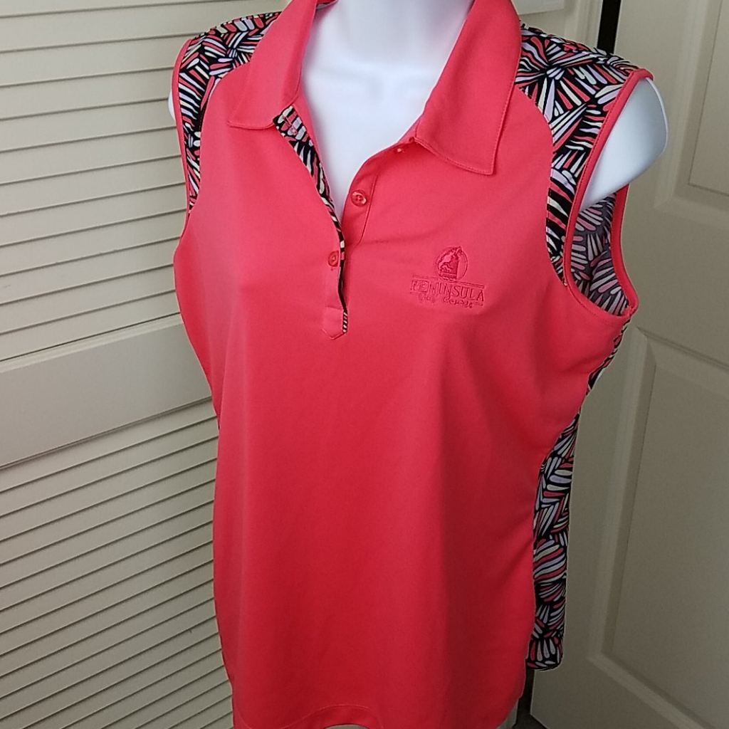 Monterey Club Peninsula Golf Course Ladies Golf Shirt Size Small